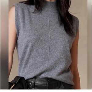 Banana Republic Franca 100% cashmere turtleneck top Small